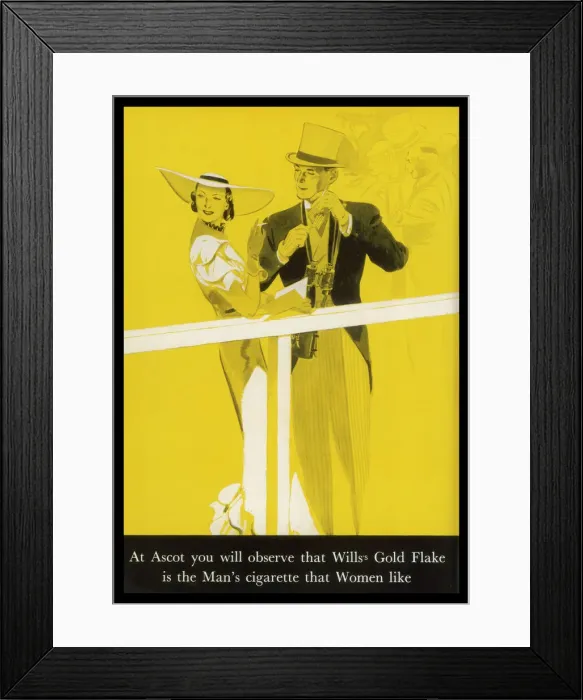 Framed Print : Advert / Gold Flake Cigs Framed Print : Advert / Gold Flake Cigs