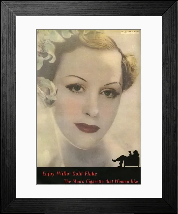 Framed Print : Advert / Gold Flake Cigs Framed Print : Advert / Gold Flake Cigs