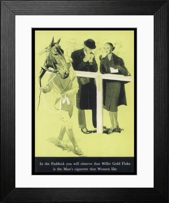 Framed Print : Advert / Gold Flake Cigs Framed Print : Advert / Gold Flake Cigs