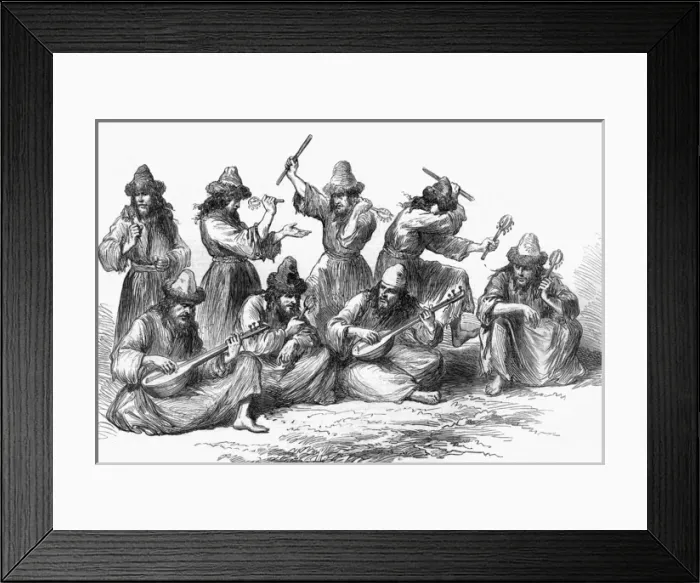 Framed Print : Turkestan Dervishes Framed Print : Turkestan Dervishes