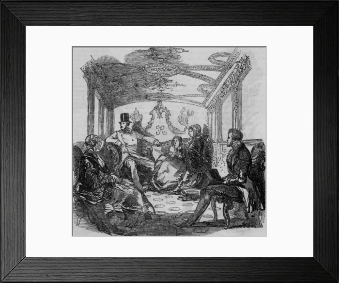 Framed Print : Royal Coach / Ireland 1847 Framed Print : Royal Coach / Ireland 1847
