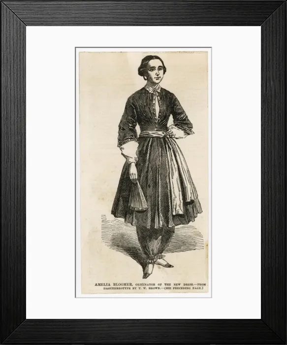 Framed Print : Amelia Bloomer