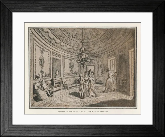 Framed Print : BRIGHTON PAVILION 1789 Framed Print : BRIGHTON PAVILION 1789
