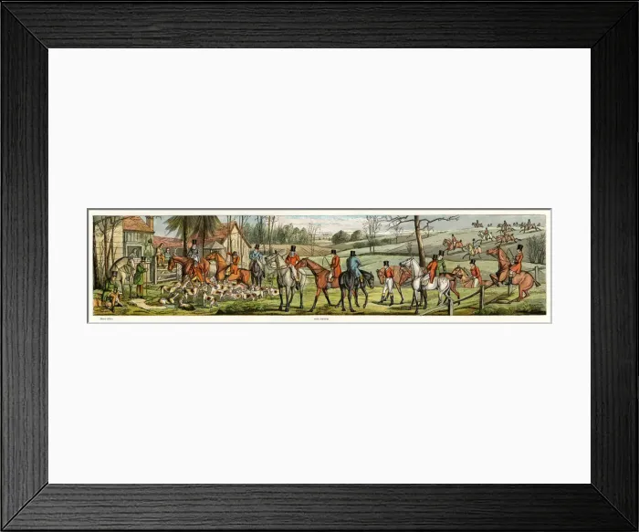 Framed Print : Fox hunting, the kill 1820 Framed Print : Fox hunting, the kill 1820