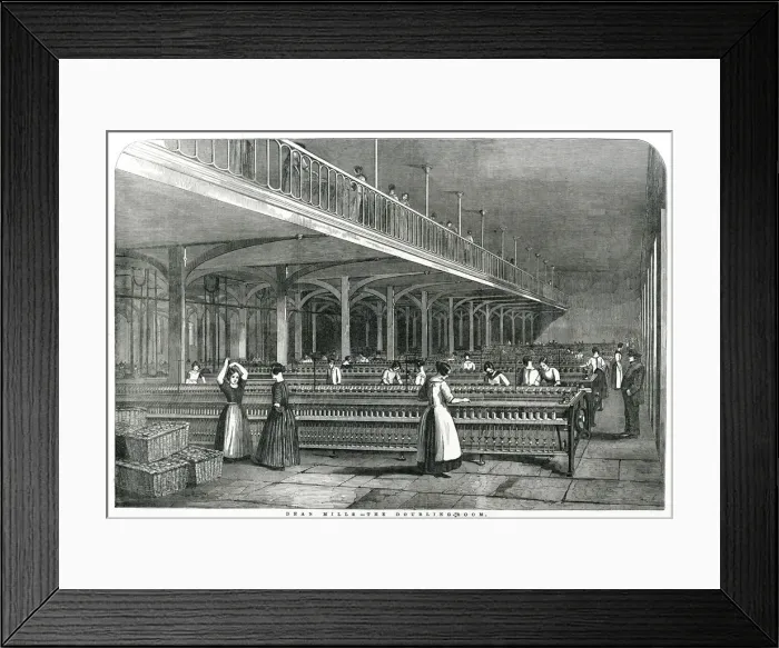 Framed Print : DEAN MILLS / LANCASHIRE Framed Print : DEAN MILLS / LANCASHIRE
