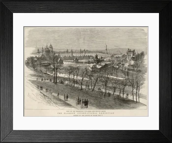 Framed Print : Glasgow Exhibition 1888