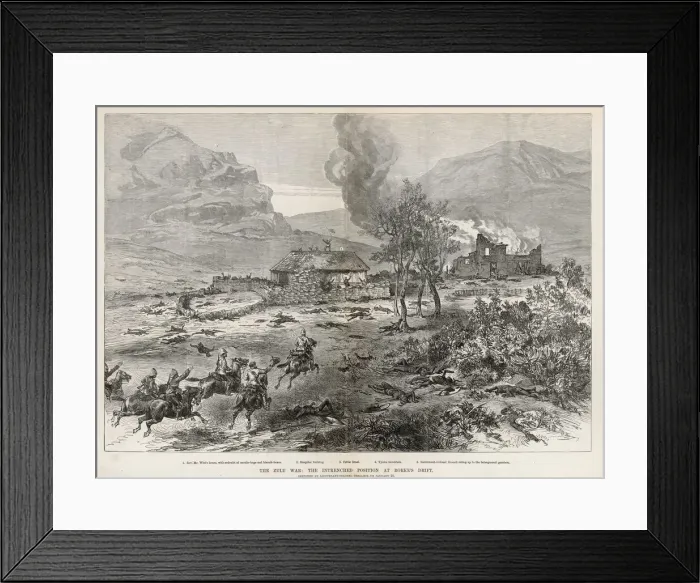 Framed Print : Zulu War Rorkes Drift Framed Print : Zulu War Rorkes Drift