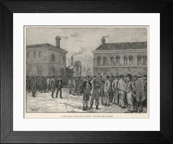 Framed Print : Strike / Durham Colliery Framed Print : Strike / Durham Colliery