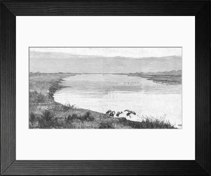 Framed Print : OXUS RIVER (ABU DARYA)