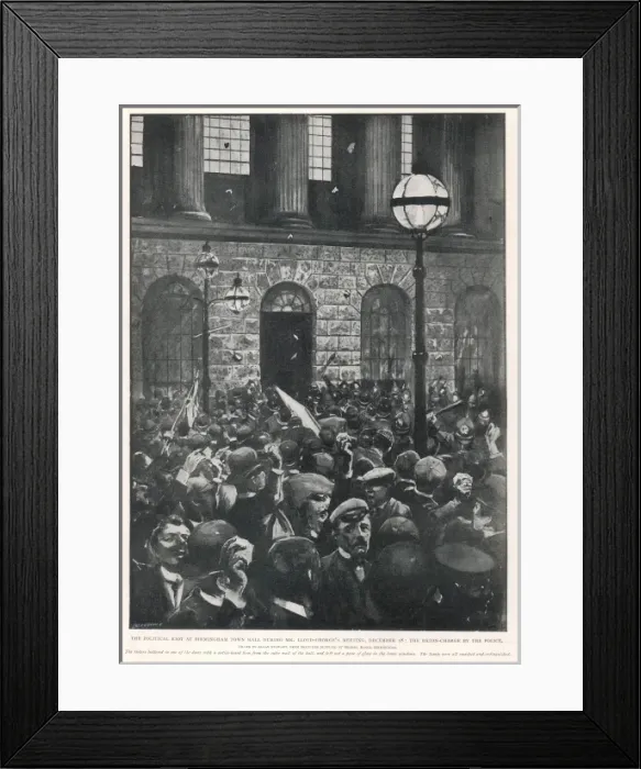 Framed Print : Riot / Birmingham / 1901 Framed Print : Riot / Birmingham / 1901