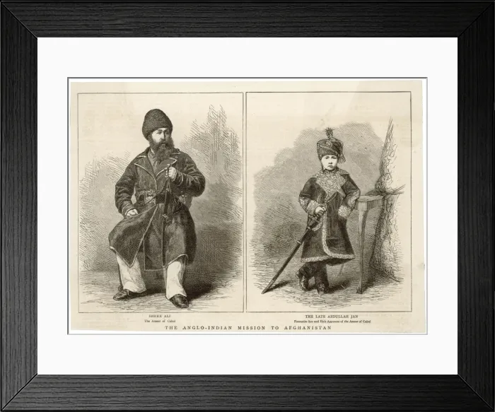 Framed Print : Sher (Shere) Ali & Heir Framed Print : Sher (Shere) Ali & Heir