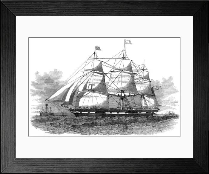 Framed Print : DANIEL WEBSTER SHIP Framed Print : DANIEL WEBSTER SHIP