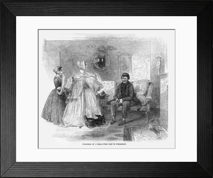 Framed Print : Bailiff at the House