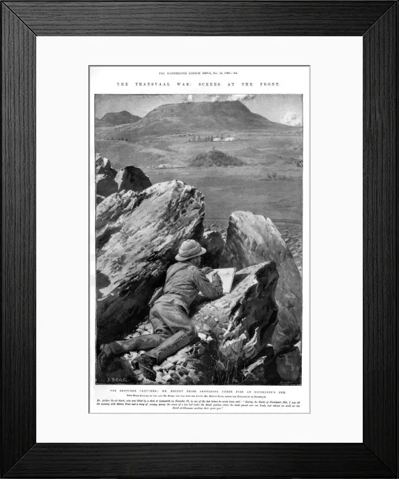 Framed Print : Boer War Reporting
