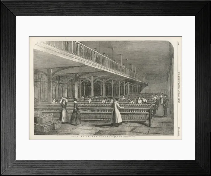 Framed Print : Dean Mills Cotton Mill Framed Print : Dean Mills Cotton Mill