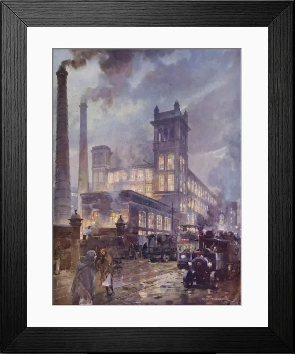 Framed Print : HORROCKSES MILLS