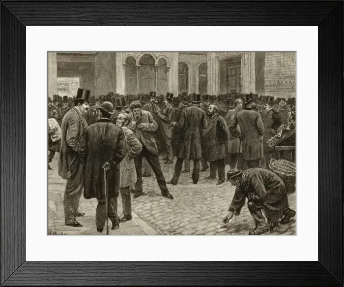 Framed Print : Stock Exchange American Framed Print : Stock Exchange American