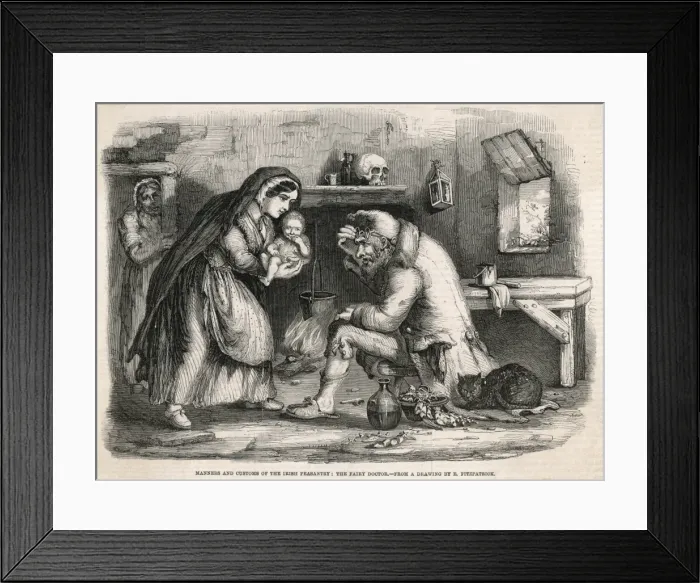 Framed Print : Irish Fairy Doctor / 1859 Framed Print : Irish Fairy Doctor / 1859