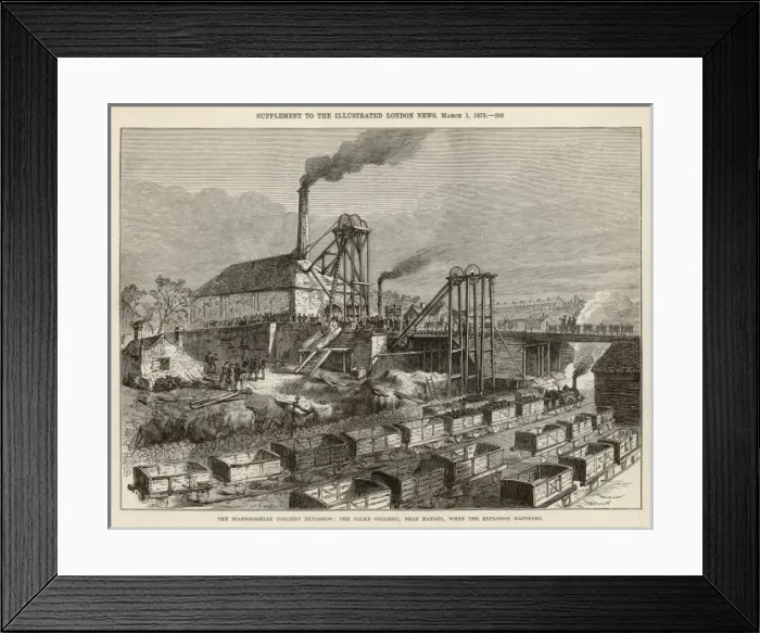 Framed Print : Talke-On-The-Hill Mine Framed Print : Talke-On-The-Hill Mine