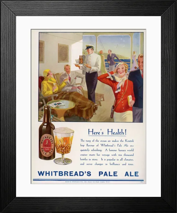 Framed Print : Whitbreads Pale Ale Framed Print : Whitbreads Pale Ale