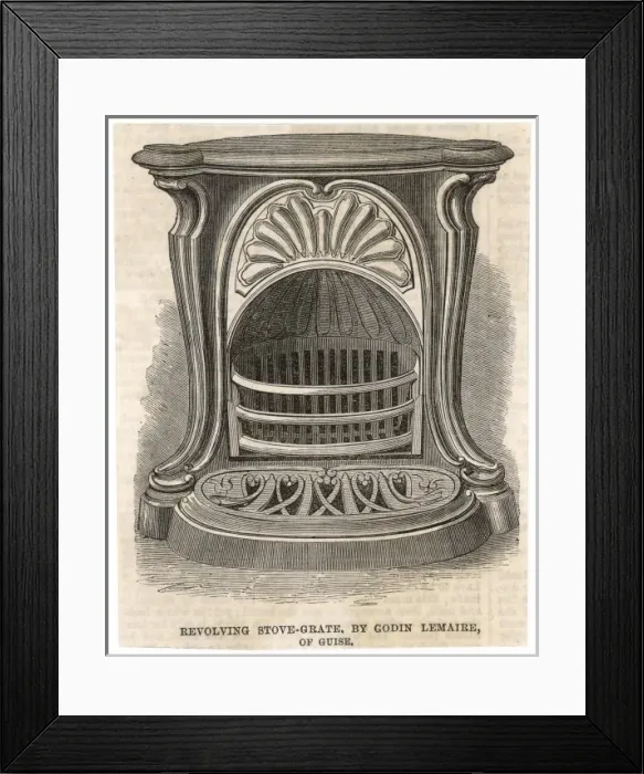 Framed Print : Lemaire Revolving Grate Framed Print : Lemaire Revolving Grate