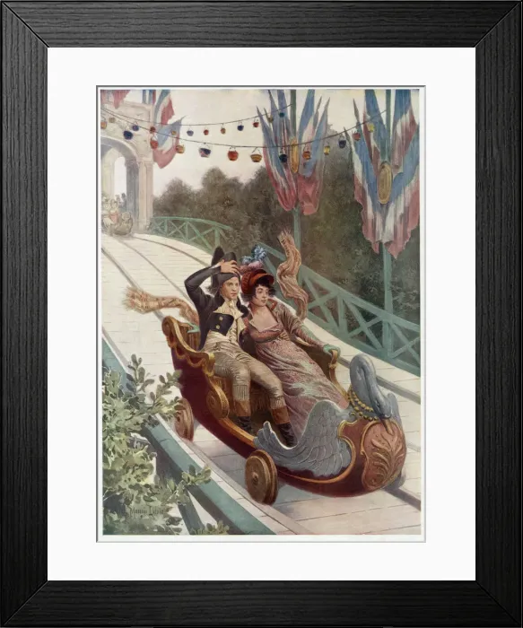 Framed Print : MONTAGNES RUSSES 1799 Framed Print : MONTAGNES RUSSES 1799