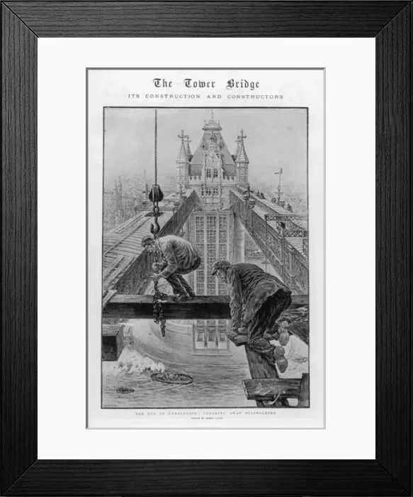 Framed Print : Tower Bridge / Scaffolding Framed Print : Tower Bridge / Scaffolding