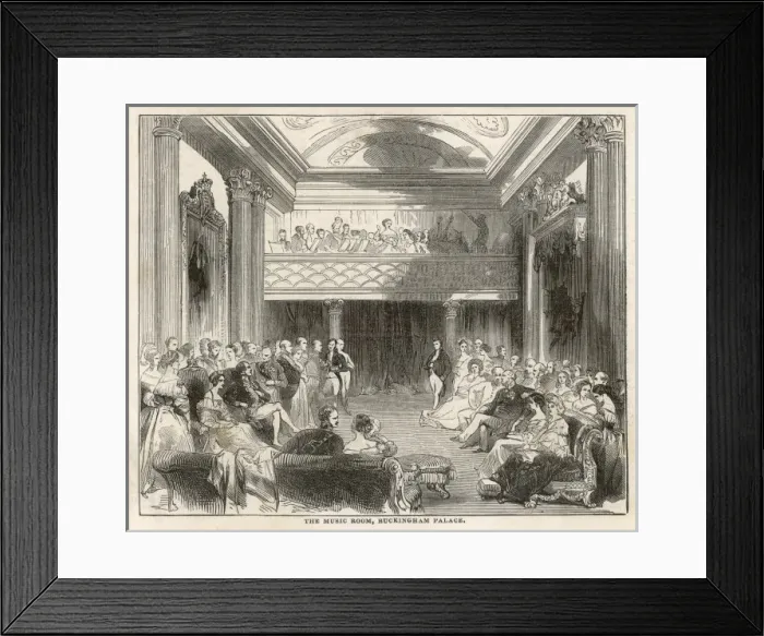 Framed Print : Buck Palace / Music Room Framed Print : Buck Palace / Music Room