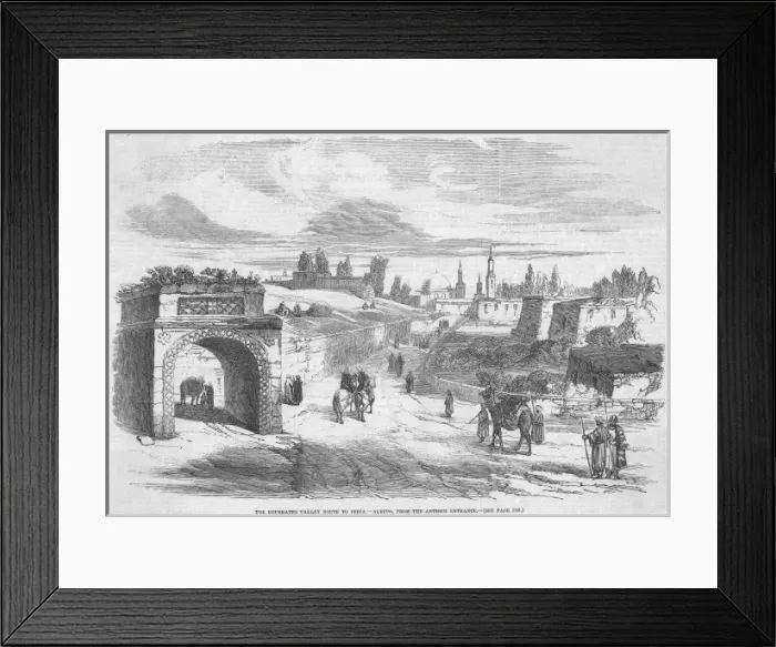 Framed Print : ALEPPO / SYRIA / 1851 Framed Print : ALEPPO / SYRIA / 1851