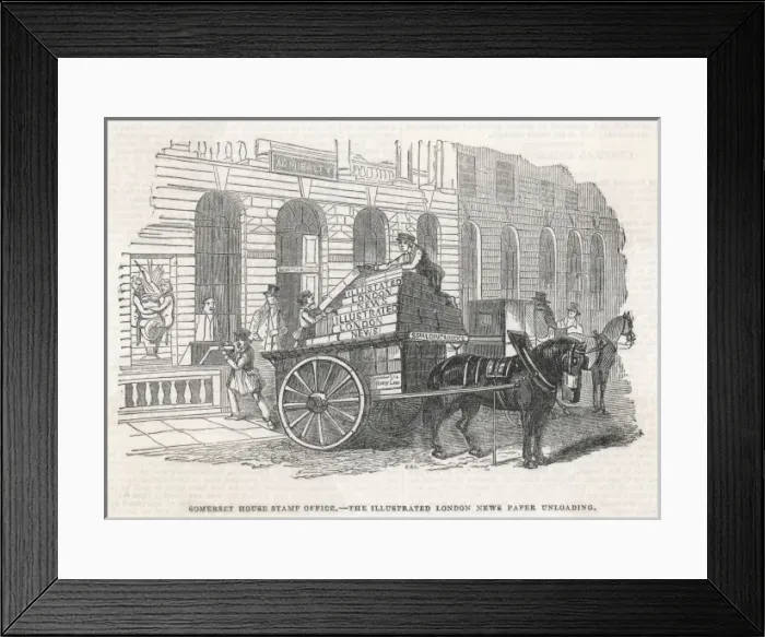 Framed Print : Newspaper Stamp Duty Framed Print : Newspaper Stamp Duty