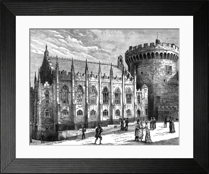 Framed Print : Dublin Castle / 1878 Framed Print : Dublin Castle / 1878