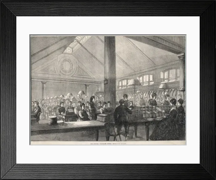 Framed Print : London Telegraph Office Framed Print : London Telegraph Office