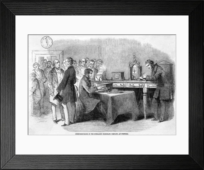 Framed Print : SUBMARINE TELEGRAPH COMPANY Framed Print : SUBMARINE TELEGRAPH COMPANY