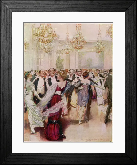 Framed Print : Ball at Savoy Hotel Framed Print : Ball at Savoy Hotel