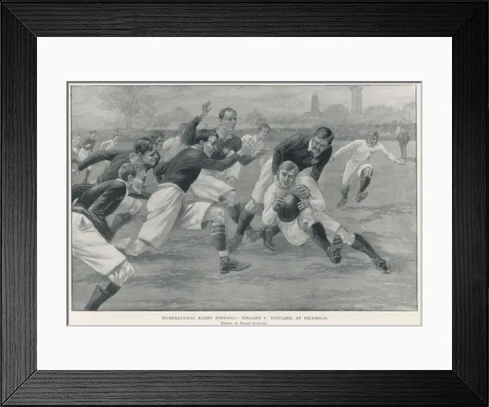 Framed Print : England Vs Scotland 1903 Framed Print : England Vs Scotland 1903