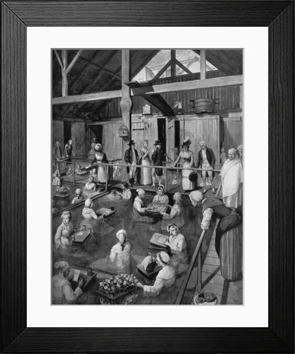 Framed Print : Spa  /  Germany  /  Leuk  /  C18Th