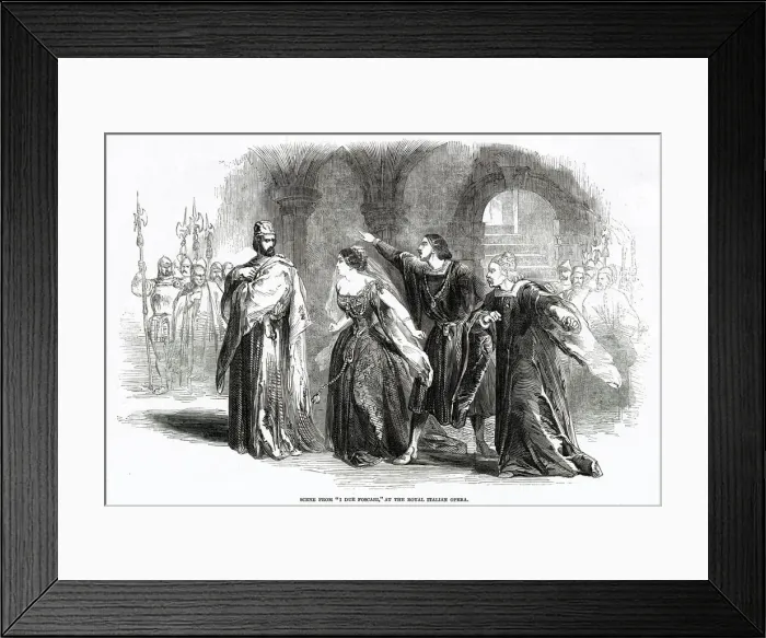 Framed Print : Royal Italian Opera - Foscari Framed Print : Royal Italian Opera - Foscari