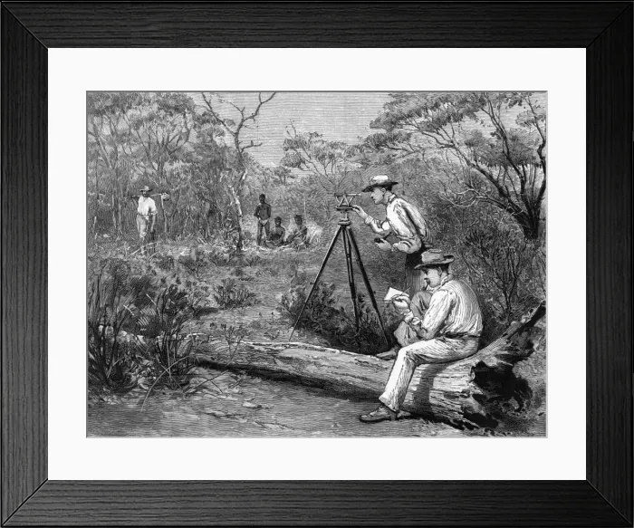 Framed Print : Survey Party  /  Australia
