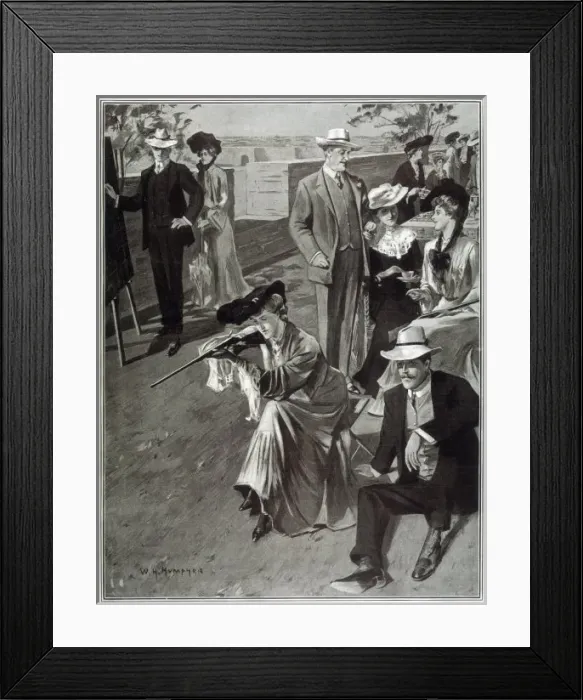 Framed Print : Ladies Shooting Contest Framed Print : Ladies Shooting Contest