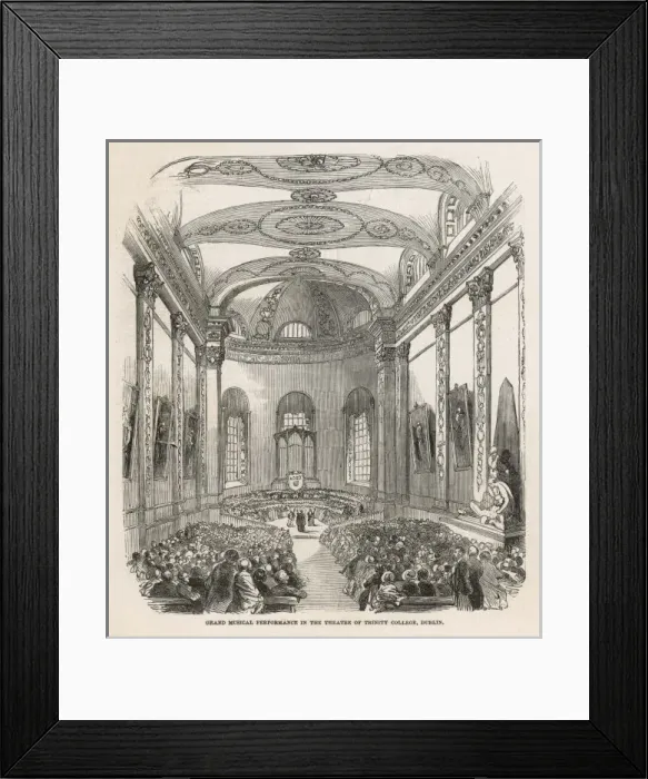 Framed Print : Trinity College Concert