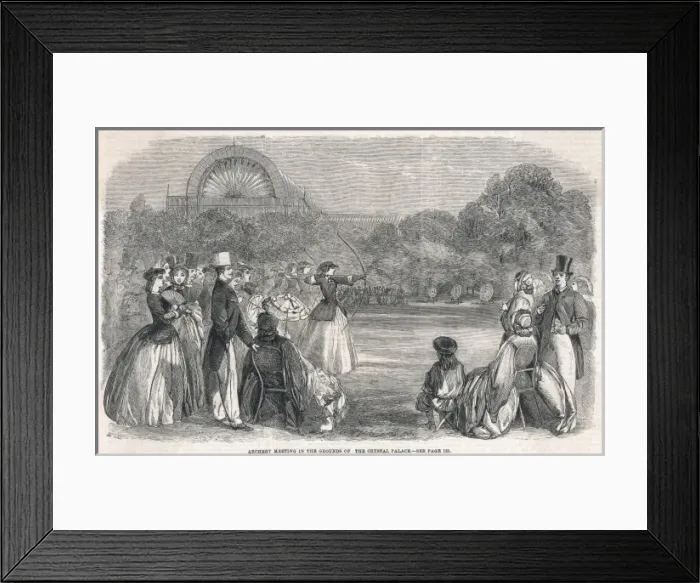 Framed Print : Archery at Crystal Pal Framed Print : Archery at Crystal Pal