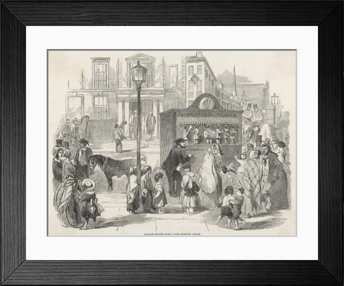 Framed Print : Monster Organ 1846 Framed Print : Monster Organ 1846