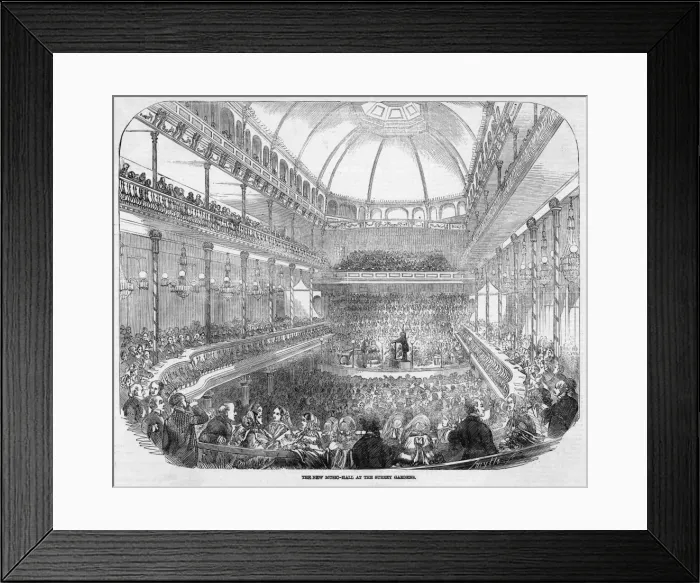 Framed Print : Surrey Gardens Musichall