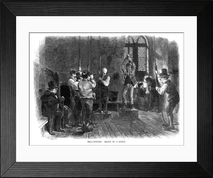 Framed Print : Church Bell Ringers Framed Print : Church Bell Ringers