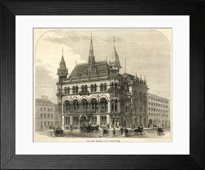 Framed Print : Reform Club / Manchester Framed Print : Reform Club / Manchester