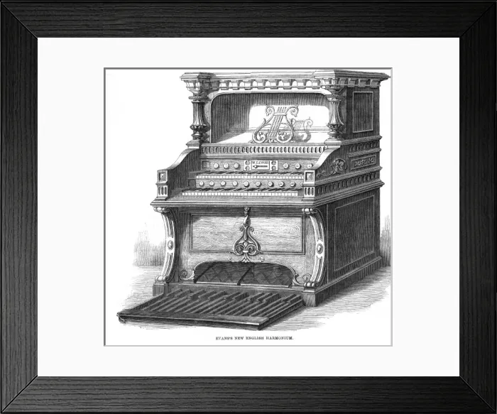 Framed Print : Evanss Harmonium Framed Print : Evanss Harmonium