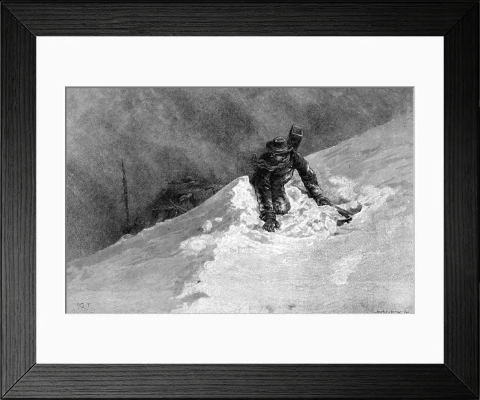 Framed Print : WHYMPER AT 6000 METRES Framed Print : WHYMPER AT 6000 METRES