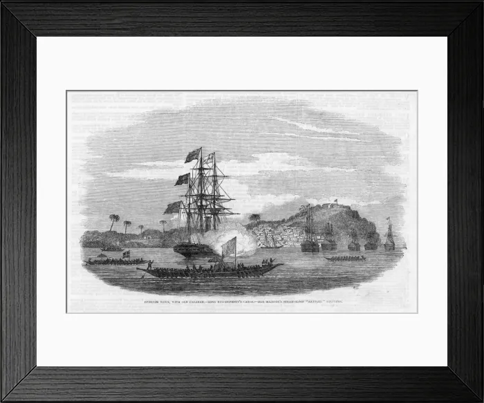 Framed Print : Nigeria / Calabar 1850 Framed Print : Nigeria / Calabar 1850