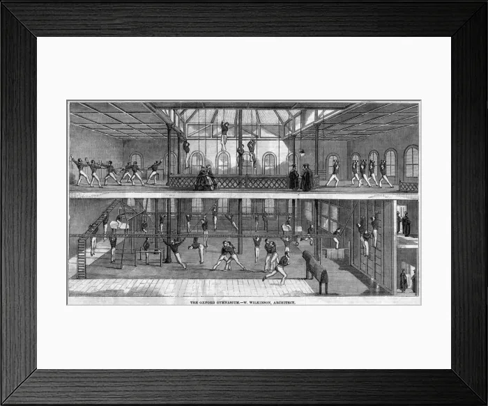 Framed Print : OXFORD GYM ACTIVITIES