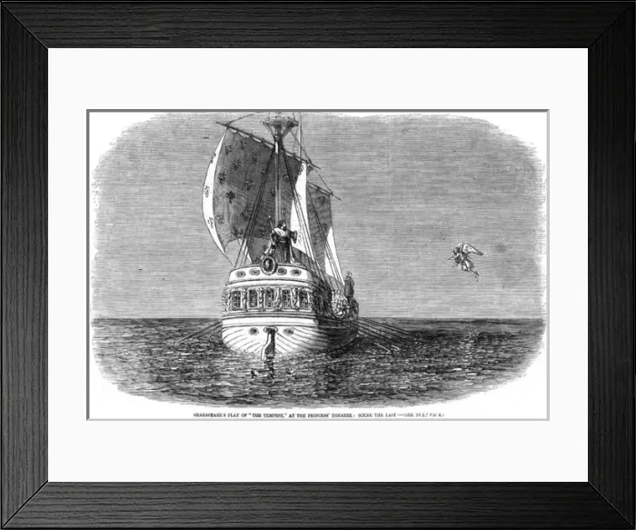Framed Print : Shakespeare: Tempest Framed Print : Shakespeare: Tempest